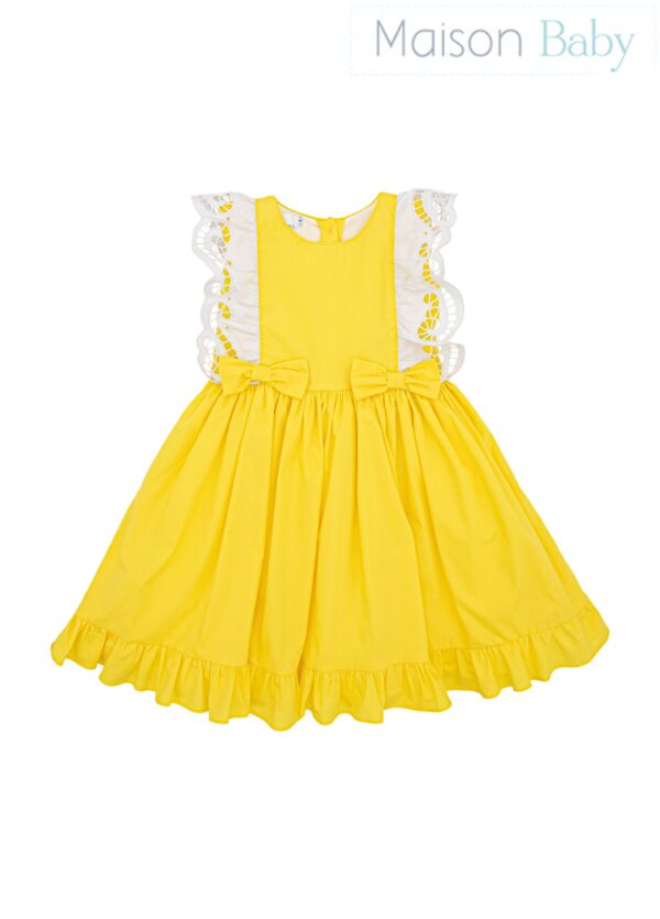 Vestido Lorena - Amarelo - Rechileu - Maison Baby