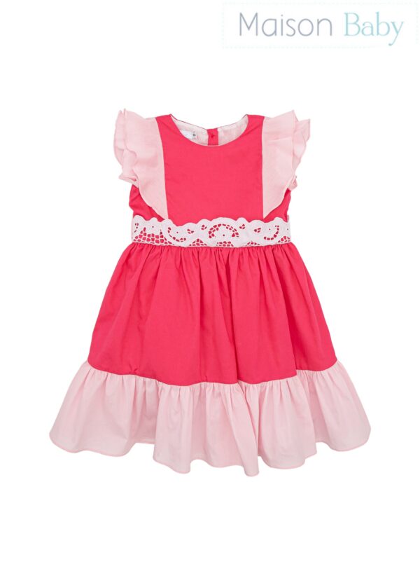 Vestido Liana - Pink - Rechileu - Maison Baby