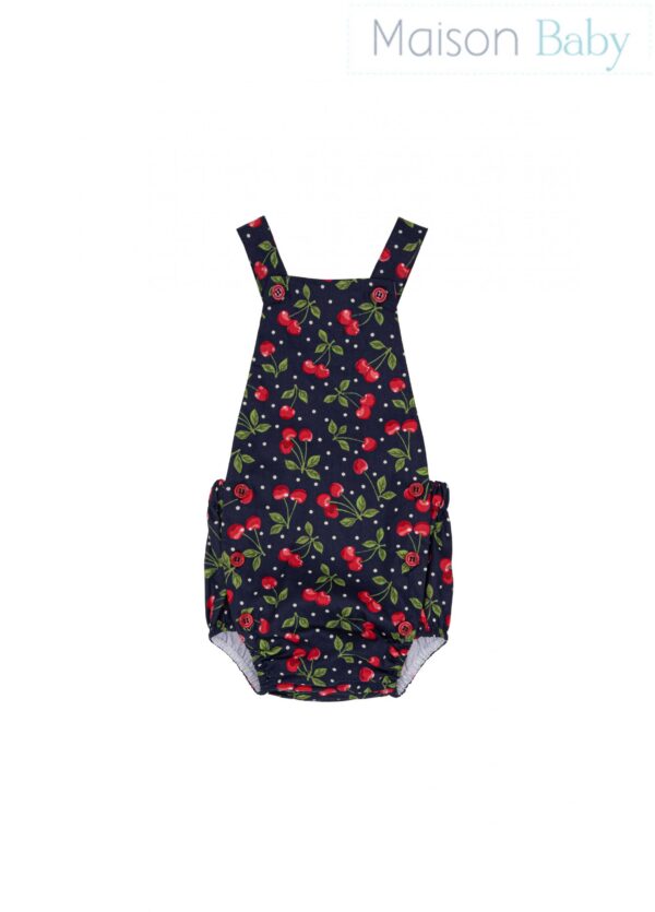 Jardineira Banho de Sol - Cerejinha - Maison Baby