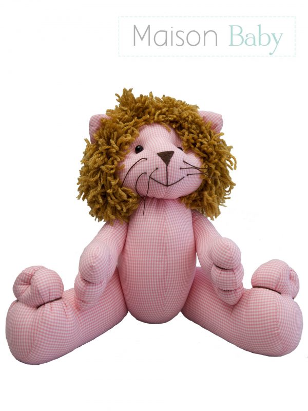 Bichinhos de decoração Maison Baby - Leão Rosa