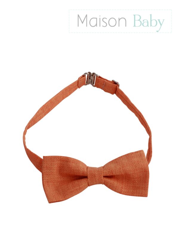 Gravata borboleta infantil laranja - Maison Baby