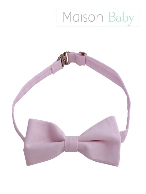 Gravata borboleta infantil rosa - Maison Baby