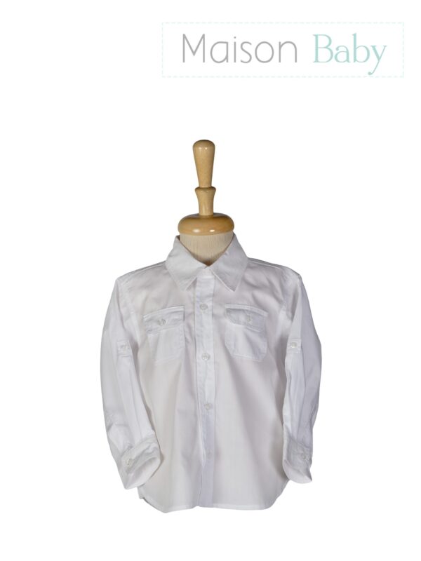 Camisa Social Branca - Antonio-2 anos