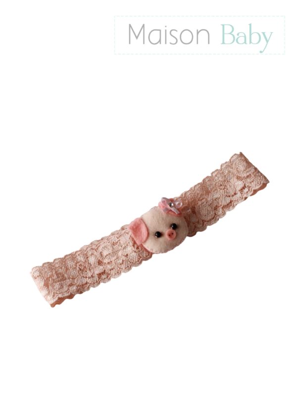 Faixa de renda Bordada Peppa