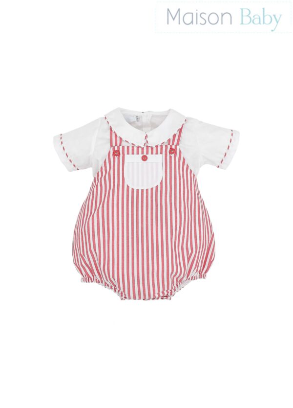 Jardineira Navy - Vermelha - Maison Baby
