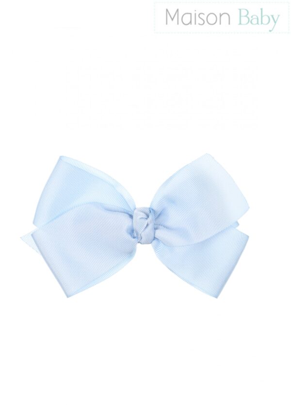 Presilha Laço Gorgurão azul bebê - G - Maison Baby