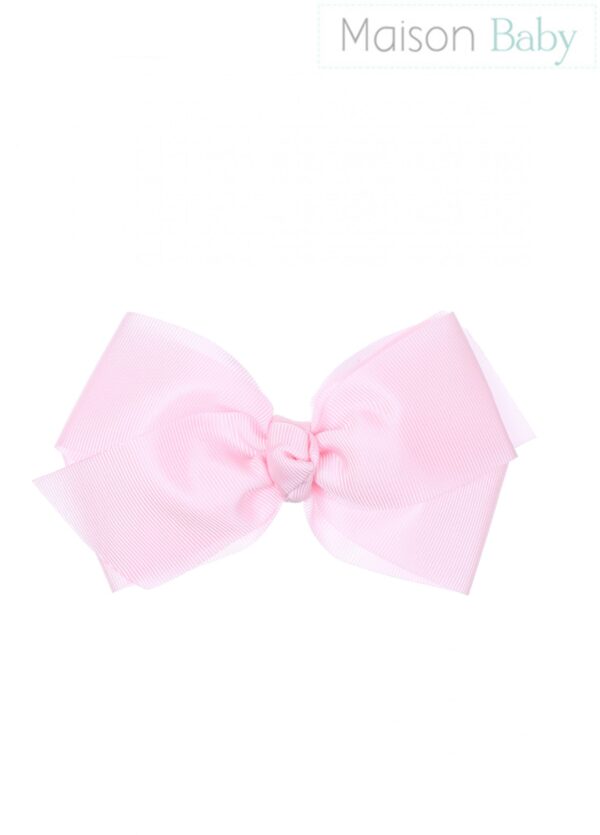 Presilha Laço Gorgurão Rosa - G - Maison Baby