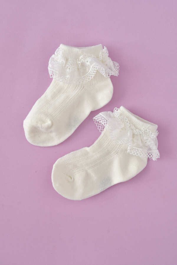 Meia Princesa -Off White -