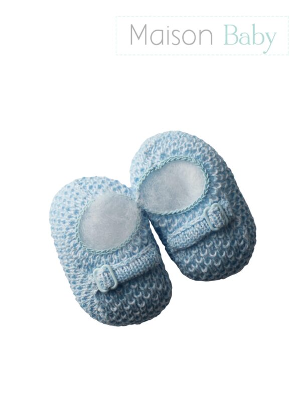 Sapatinho de Tricot Azul