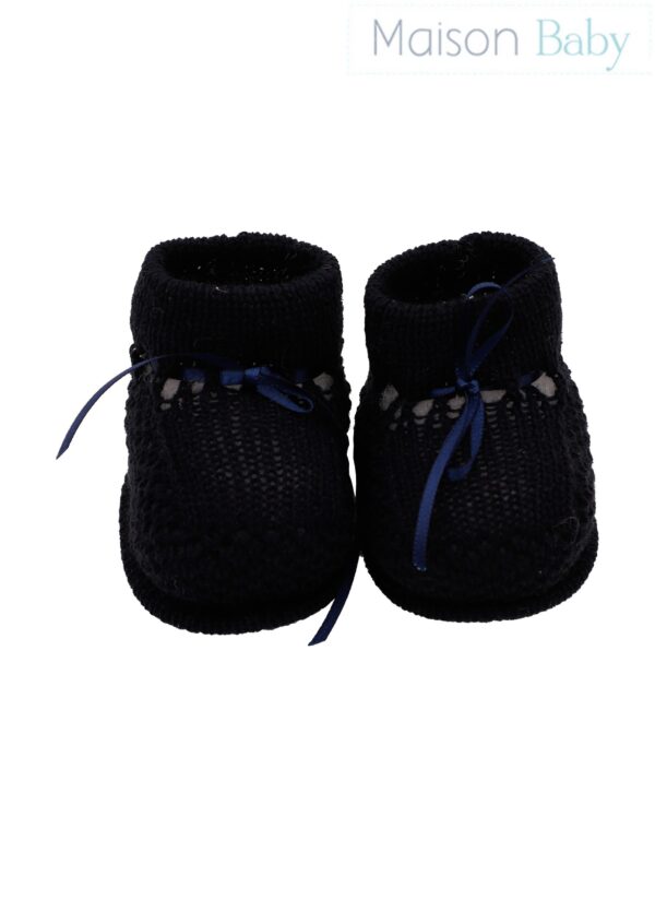 Sapatinho de Tricot Marinho - Unisex