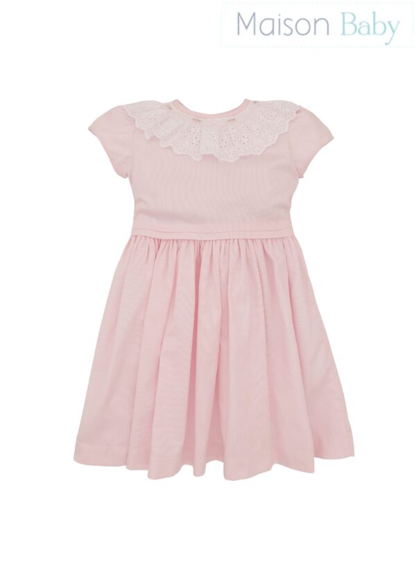 Vestido Menina Inglês Rosa - Maison Baby